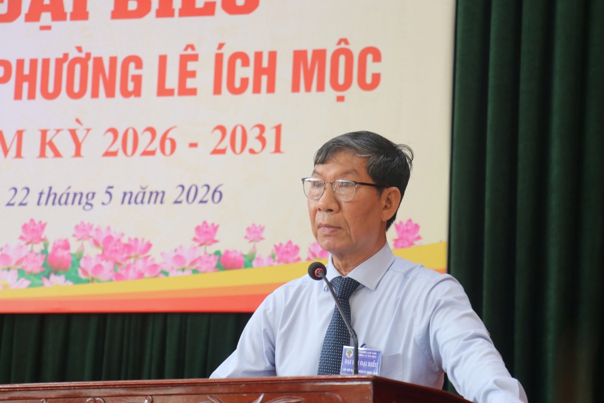 ông Lê Văn Nhã - Chủ tịch Hội Người cao tuổi thành phố Hải Phòng 