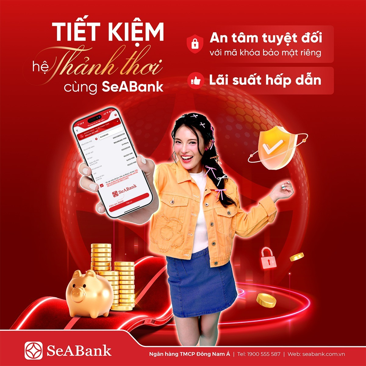 SeABank tăng lớp bảo vệ tiền gửi online trước lừa đảo công nghệ cao SeABank tăng lớp bảo vệ tiền gửi online trước lừa đảo công nghệ cao