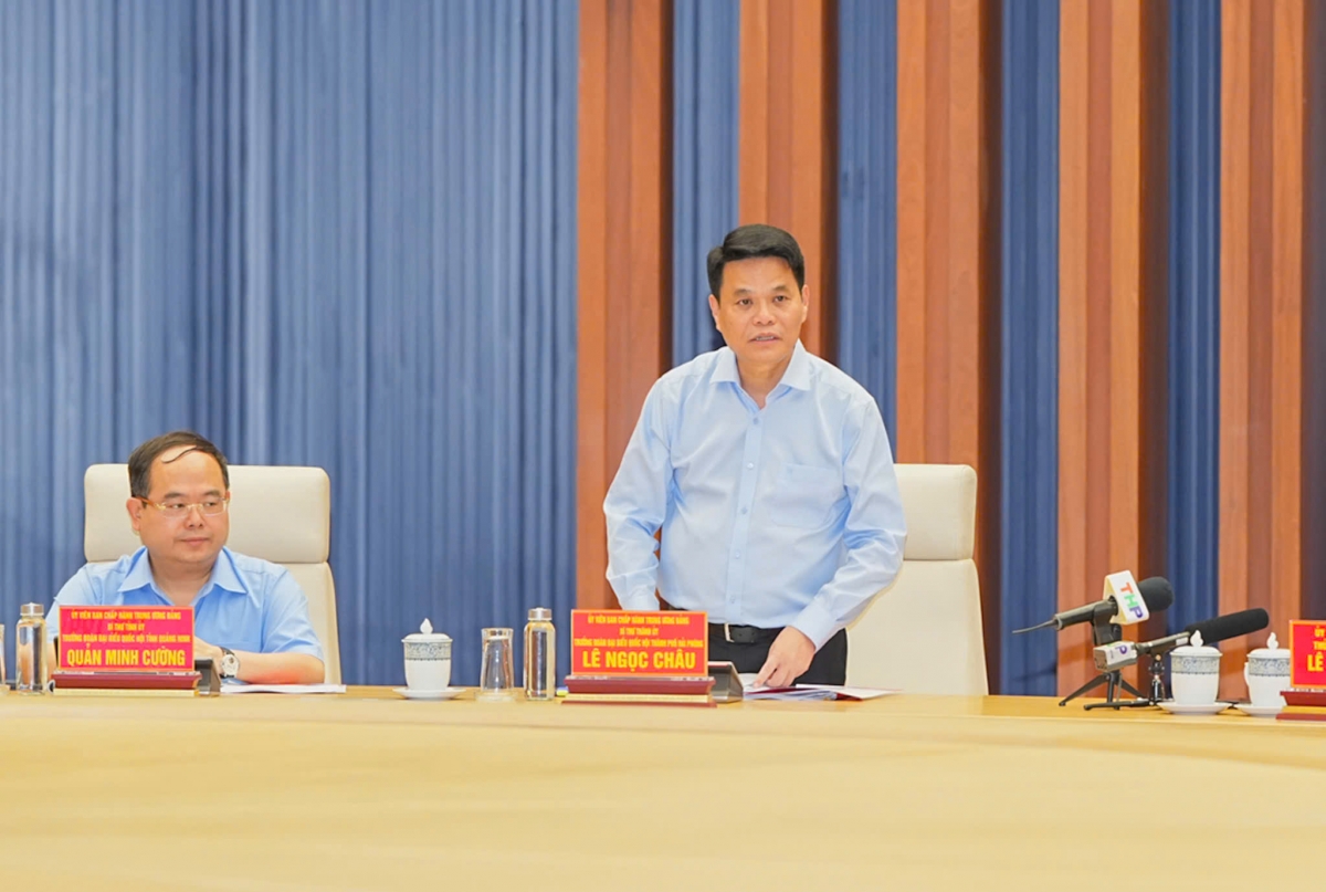 Bí thư Thành ủy Lê Ngọc Châu tiếp thu ý kiến chỉ đạo của Thủ tướng Chính phủ Bí thư Thành ủy Lê Ngọc Châu tiếp thu ý kiến chỉ đạo của Thủ tướng Chính phủ