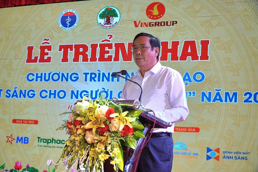 Ông Nguyễn Thanh Bình - Chủ tịch Hội Người cao tuổi Việt Nam phát biểu khai mạc. Ông Nguyễn Thanh Bình - Chủ tịch Hội Người cao tuổi Việt Nam phát biểu khai mạc.
