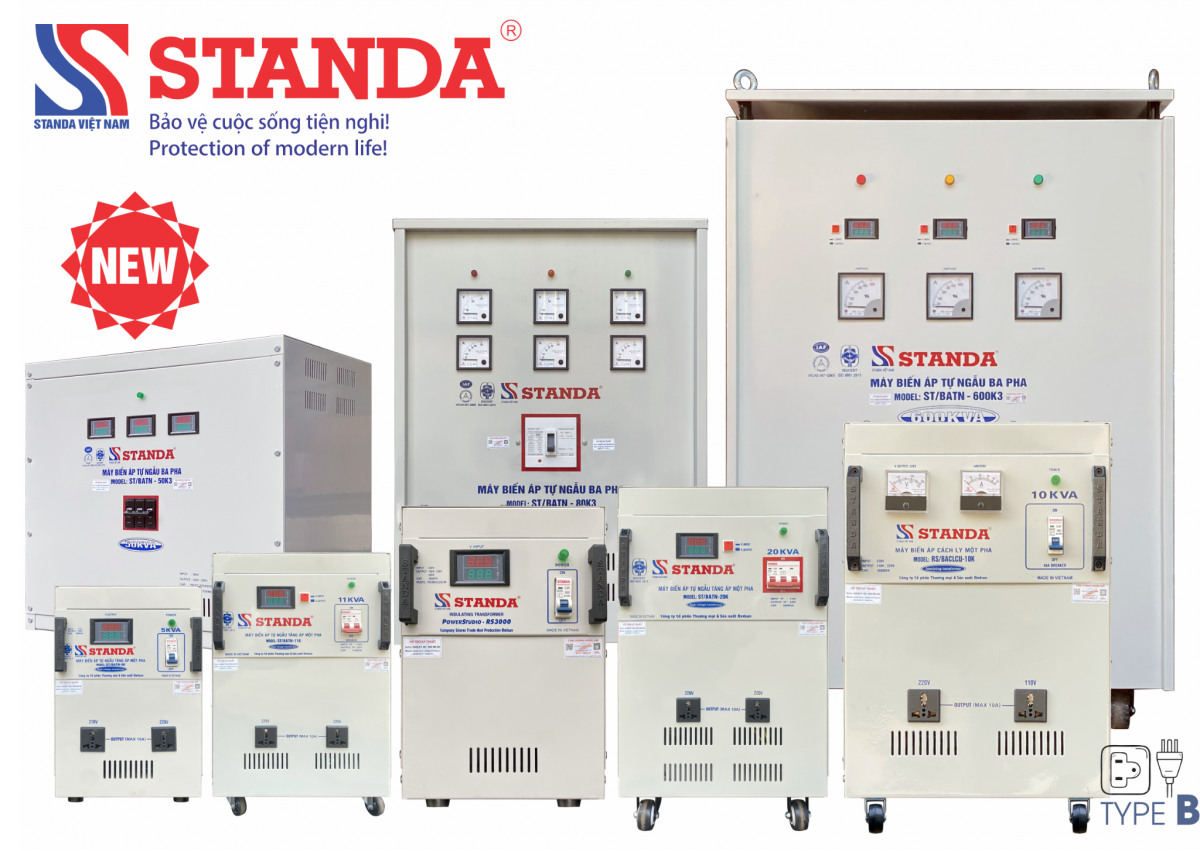 STANDA thương hiệu Ổn áp, Biến áp nổi tiếng đoạt nhiều giải thưởng lớn