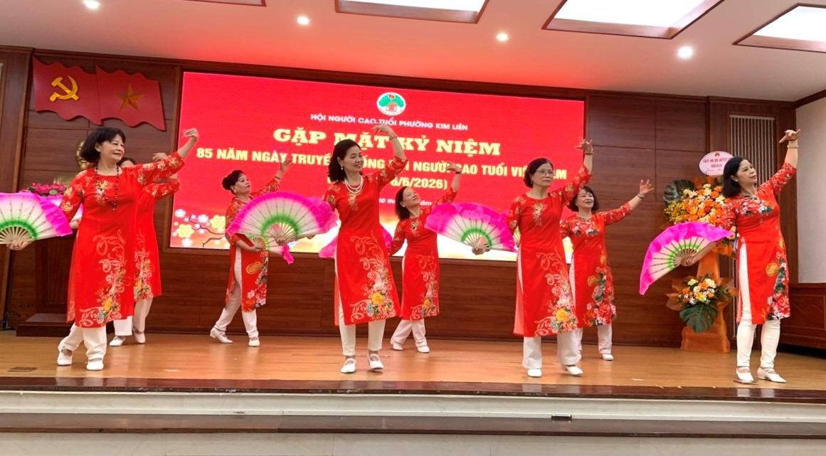 Phường Kim Liên trang trọng kỷ niệm 85 năm Ngày truyền thống NCT Việt Nam