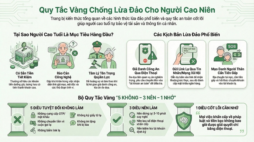 Các cấp Hội NCT đẩy mạnh tuyên truyền, hướng dẫn hội viên nhận diện và phòng tránh các thủ đoạn lừa đảo trên không gian mạng. Các cấp Hội NCT đẩy mạnh tuyên truyền, hướng dẫn hội viên nhận diện và phòng tránh các thủ đoạn lừa đảo trên không gian mạng.