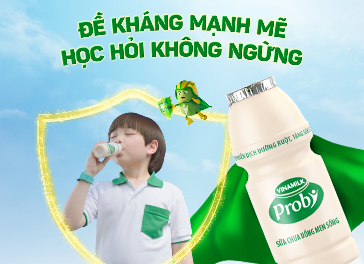 Bổ sung Probiotics vào thực đơn dinh dưỡng hằng ngày để trẻ tăng cường đề kháng, giảm nguy cơ ốm vặt