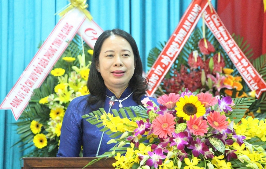 Tân Phó Chủ tịch nước Võ Thị Ánh Xuân. Ảnh: TTXVN.