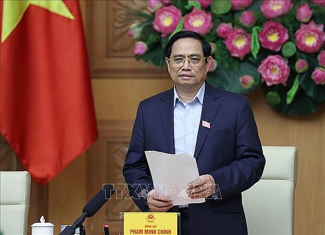 Thủ tướng Phạm Minh Chính phát biểu tại buổi gặp mặt đại biểu Người có công với cách mạng. Ảnh: Dương Giang/TTXVN Thủ tướng Phạm Minh Chính phát biểu tại buổi gặp mặt đại biểu Người có công với cách mạng. Ảnh: Dương Giang/TTXVN