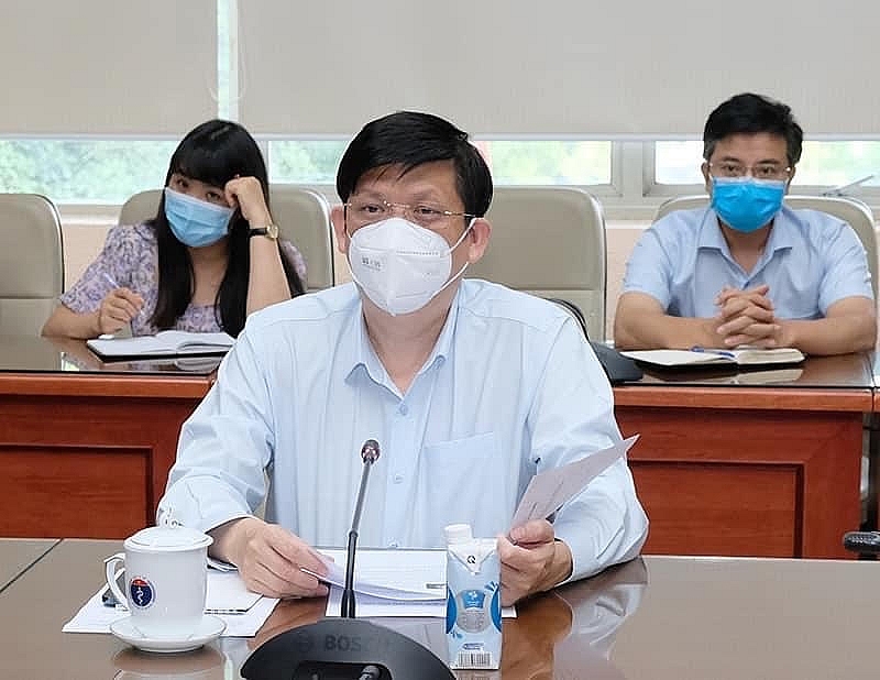 Bộ trưởng Bộ Y tế Nguyễn Thanh Long đã có 2 cuộc trao đổi với đại diện USAID và CDC Hoa Kỳ. Ảnh: VGP/HM