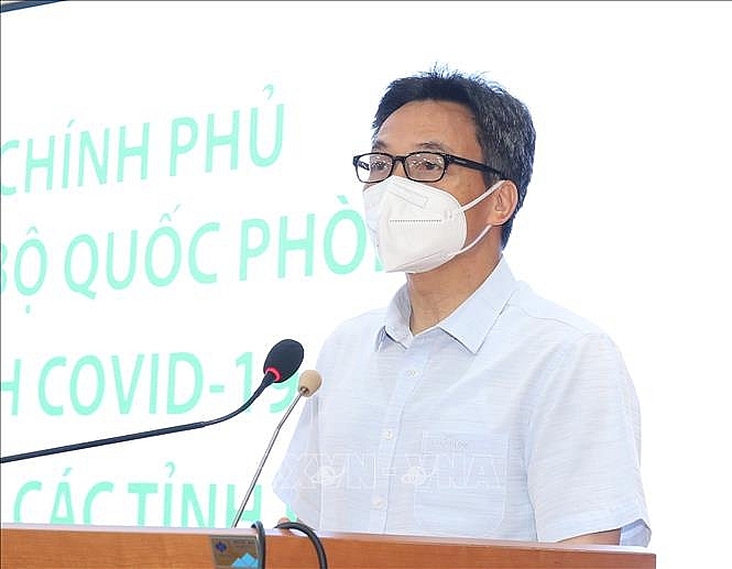 Phó Thủ tướng Vũ Đức Đam phát biểu tại buổi làm việc. 