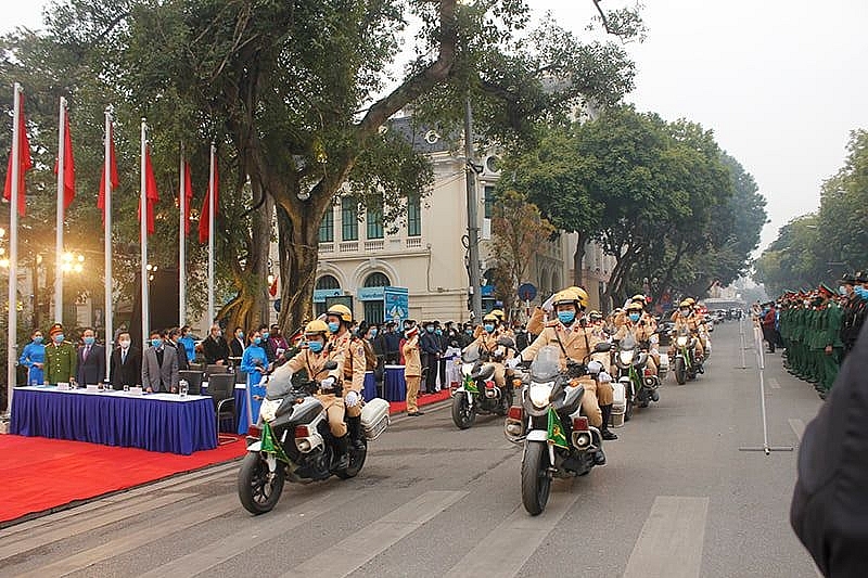 Lễ phát động ra quân Năm An toàn giao thông 2021