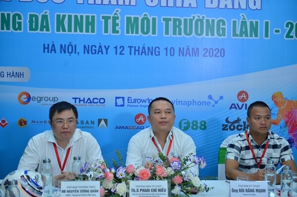 12 đội bóng mạnh tham dự Giải bóng đá Kinh tế Môi trường lần I-2020
