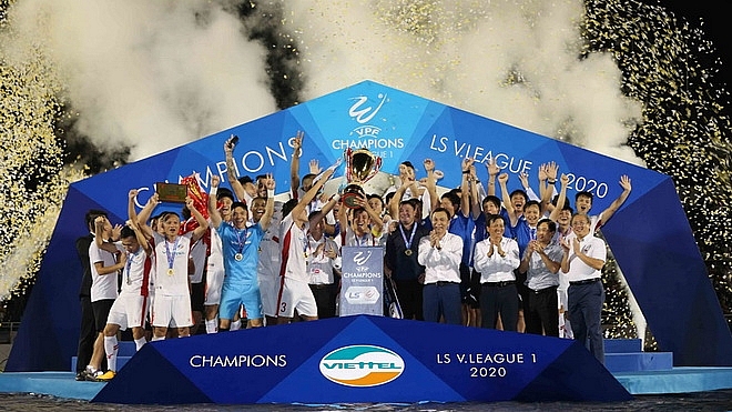 Viettel vô địch V-League 2020