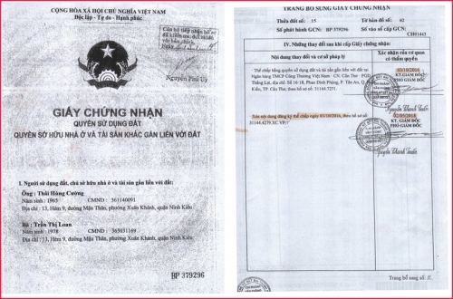 Việc chuyển dịch quyền sở hữu tài sản hợp pháp của vợ chồng ông Thái Hùng Cường, bà Trần Thị Loan ở TP Cần Thơ: Có dấu hiệu kê biên tài sản trái luật!