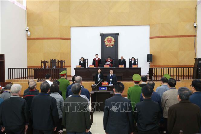 Quang cảnh t&ograve;a tuy&ecirc;n &aacute;n. Ảnh: Do&atilde;n Tấn/TTXVN