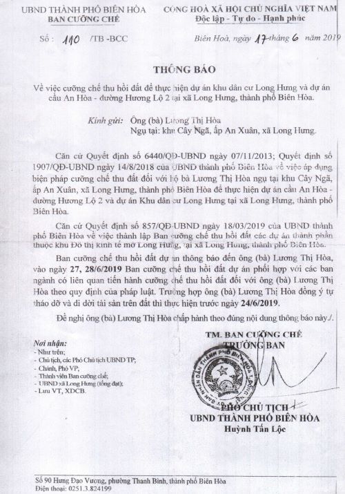 Viết tiếp bài “Trở lại vụ án xảy ra khi thực hiện Dự án KĐTSTKTM Long Hưng ở xã Long Hưng, TP Biên Hoà, tỉnh Đồng Nai: Có dấu hiệu bỏ lọt tội phạm”