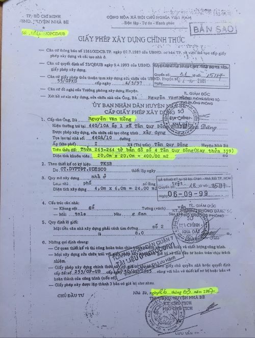 Viết tiếp bài “Vụ tranh chấp QSDĐ tại quận 7, TP Hồ Chí Minh: Hơn 2 năm TAND Cấp cao vẫn chưa có hồi âm (!?)”: Nhiều tình tiết quan trọng chưa được là