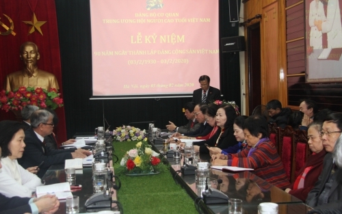 Đảng bộ Cơ quan Trung ương Hội NCT Việt Nam: Kỉ niệm 90 năm Ngày thành lập Đảng