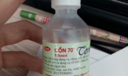 Nên dùng cồn 70 độ hay 90 độ để sát khuẩn nhanh?