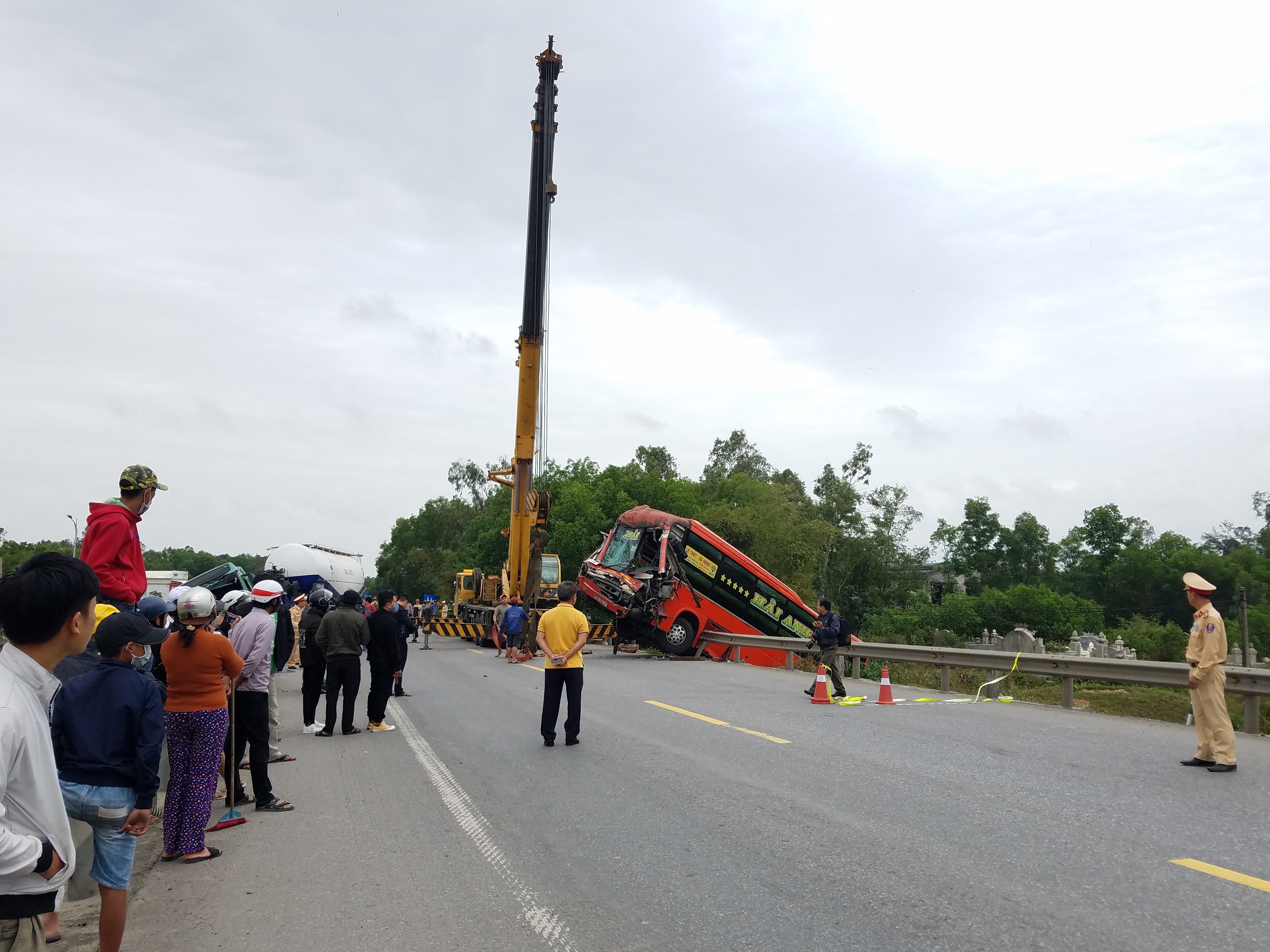 Hiện trường vụ tai nạn