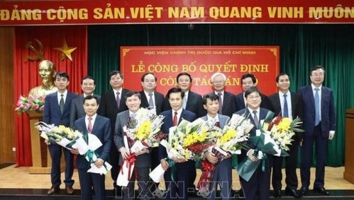 Ban Bí thư bổ nhiệm cán bộ Học viện Chính trị Quốc gia Hồ Chí Minh