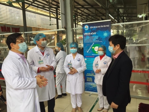Tổ công tác đặc biệt đã được Bộ Y tế cử xuống Vĩnh Phúc chống dịch