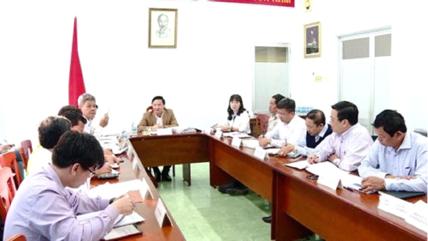 B&iacute; thư Tỉnh ủy Nguyễn Khắc Định tại buổi tiếp c&ocirc;ng d&acirc;n ng&agrave;y 12/12/2019