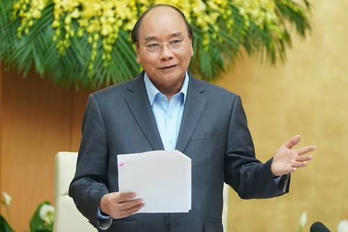 Thủ tướng Nguyễn Xu&acirc;n Ph&uacute;c ph&aacute;t biểu tại Hội nghị - Ảnh: VGP/Quang Hiếu