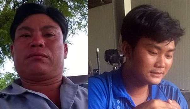 Hai cha con Nguyễn Th&agrave;nh T&acirc;m v&agrave; Nguyễn Hữu Th&agrave;nh.