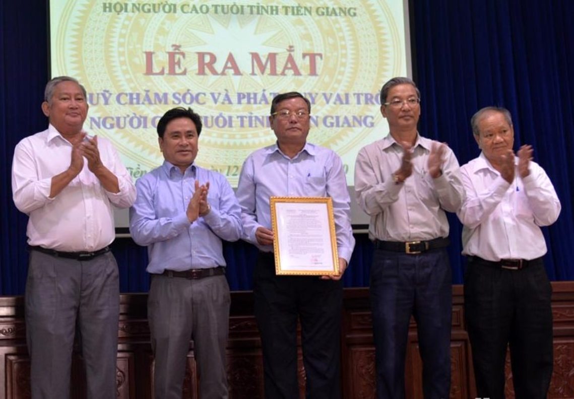 Ra mắt Quỹ Chăm s&oacute;c v&agrave; Ph&aacute;t huy vai tr&ograve; NCT tỉnh Tiền Giang
