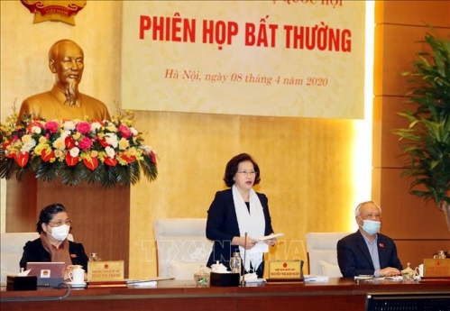 Ủy ban Thường vụ Quốc hội cho ý kiến về biện pháp hỗ trợ người dân gặp khó khăn do đại dịch COVID-19
