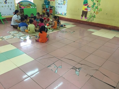 Huyện Thiệu Hóa, tỉnh Thanh Hóa: Nhiều bất cập tại Trường Mầm non xã Thiệu Giang.