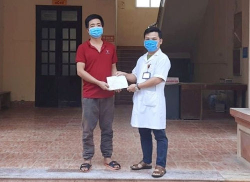 Ninh Bình có thêm bệnh nhân mắc Covid-19 khỏi bệnh sau nhiều lần âm tính