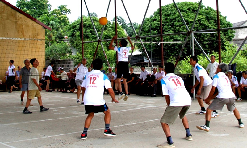 Giao lưu b&oacute;ng chuyền hơi tại huyện Thanh Thủy, tỉnh Ph&uacute; Thọ