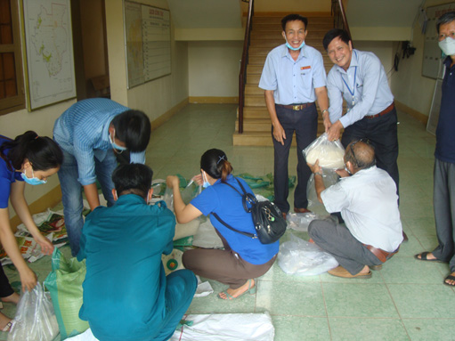 Xã Phước Tân huyện Xuyên Mộc, tỉnh Bà Rịa-Vũng Tàu: 700 người được nhận gạo thơm bằng máy ATM