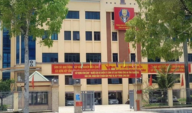 Ph&ograve;ng CSGT C&ocirc;ng an tỉnh Thanh H&oacute;a, nơi N.T.T c&ocirc;ng t&aacute;c