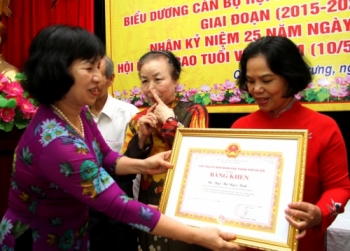 Quận Hai Bà Trưng, TP Hà Nội: Nhiều cán bộ Hội NCT tiêu biểu được khen thưởng