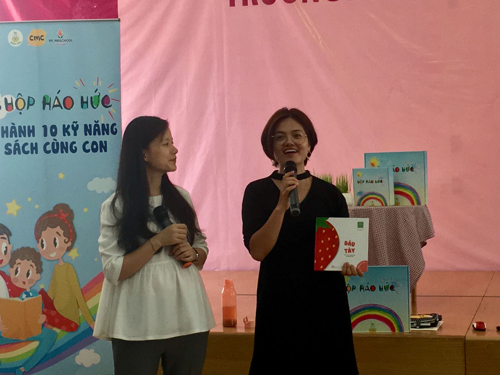 2.MC Minh Trang b&agrave;y tỏ mong muốn sẽ lan tỏa nhiều hơn nữa văn h&oacute;a đọc đến tất cả c&aacute;c gia đ&igrave;nh Việt