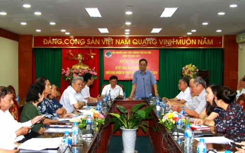 Giao ban Cụm thi đua số 1 Hội NCT TP Hà Nội: Triển khai nhiều nhiệm vụ trọng tâm đến cuối năm