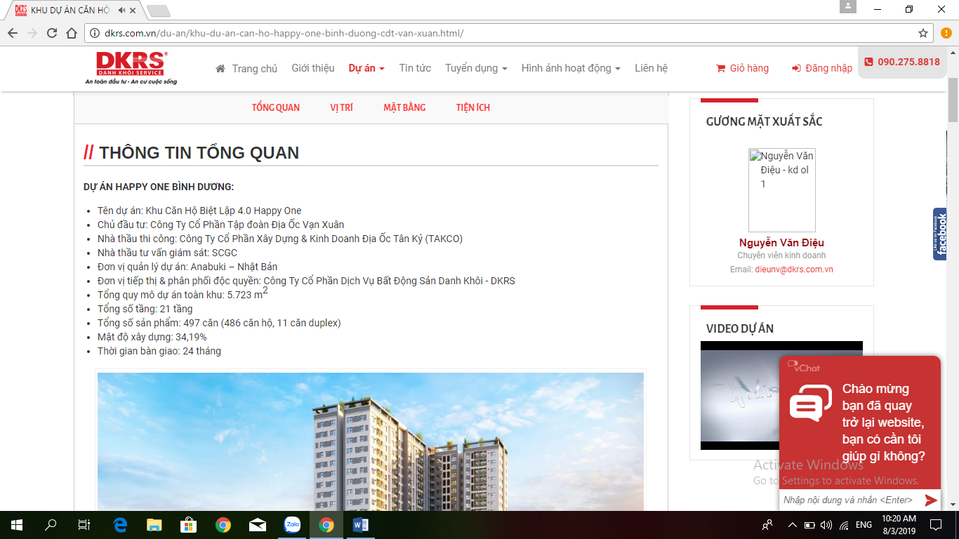 Những th&ocirc;ng tin được giới thiệu tr&ecirc;n một trang web đang rao b&aacute;n dự &aacute;n Happy One, cần được cơ quan chức năng c&oacute; thẩm quyền kiểm tra t&iacute;nh x&aacute;c thực
