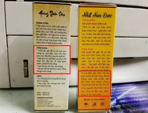 Nhiều dấu hiệu sai phạm của sản phẩm Hoàng Thiên Sâm và Nhất Nam Dược