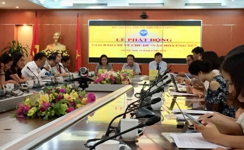 Bộ Thông tin và Truyền thông Phát động giải báo chí về chủ đề “Văn hóa ứng xử”