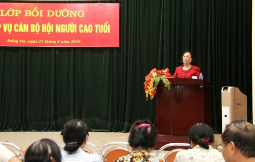 Quận Đống Đa, TP Hà Nội: Bồi dưỡng nghiệp vụ cán bộ Hội NCT