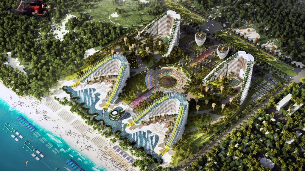 Phối cảnh dự &aacute;n The Arena Cam Ranh.
