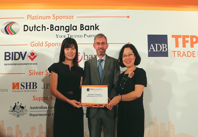 ADB trao giải thưởng “Best SME Deal” cho BIDV