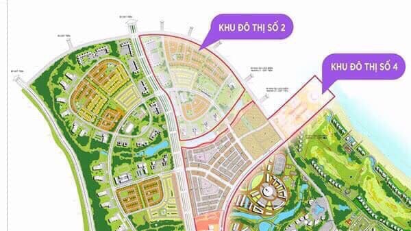 3.Sơ đồ Ph&acirc;n khu 2 v&agrave; ph&acirc;n khu 4 của C&ocirc;ng ty CP Ph&aacute;t triển Bất động sản Ph&aacute;t Đạt