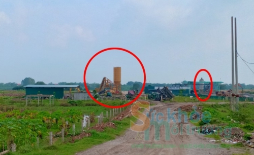 Huyện Tiên Du (Bắc Ninh): Trạm trộn bê tông ngang nhiên hoạt động trái phép