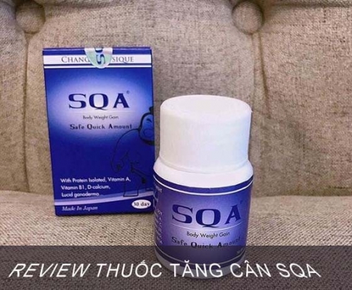 Viên uống tăng cân SQA không được phép lưu hành