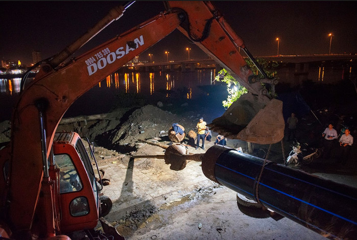 Dự kiến đến ng&agrave;y 20/10 tới đ&acirc;y, đường ống n&agrave;y sẽ bắt đầu được đưa v&agrave;o sử dụng.