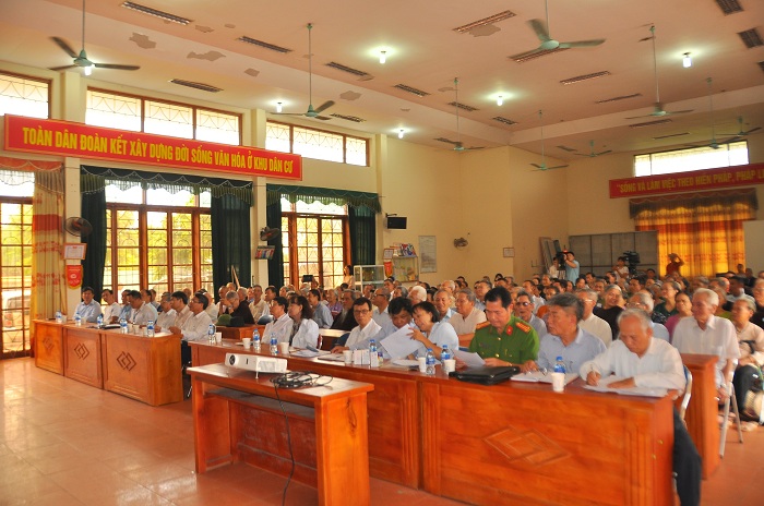 Quang cảnh buổi phổ biến kiến thức chăm s&oacute;c sức khỏe