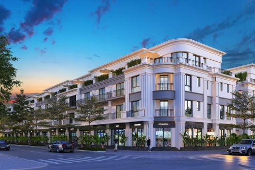 Dãy phố shophouse sầm uất tạo “sóng mạnh” tại thị trường bất động sản Tây Bắc