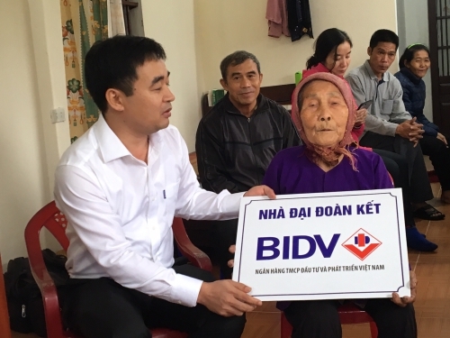 BIDV trao tặng nhà ở cho người nghèo tại tỉnh Thái Bình